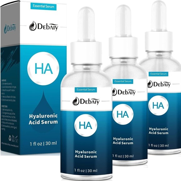 3 Pack Hyaluronic Acid Serum for Face Refreshing Moisturize Anti Aging Serum - Picture 1 of 2